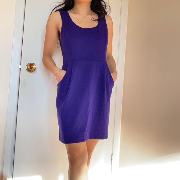 Forever 21: Purple casual dress / pinafore - Picture 1 of 4